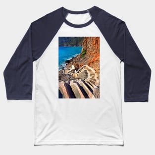 Stairway to the Aegean - Telendos island Baseball T-Shirt